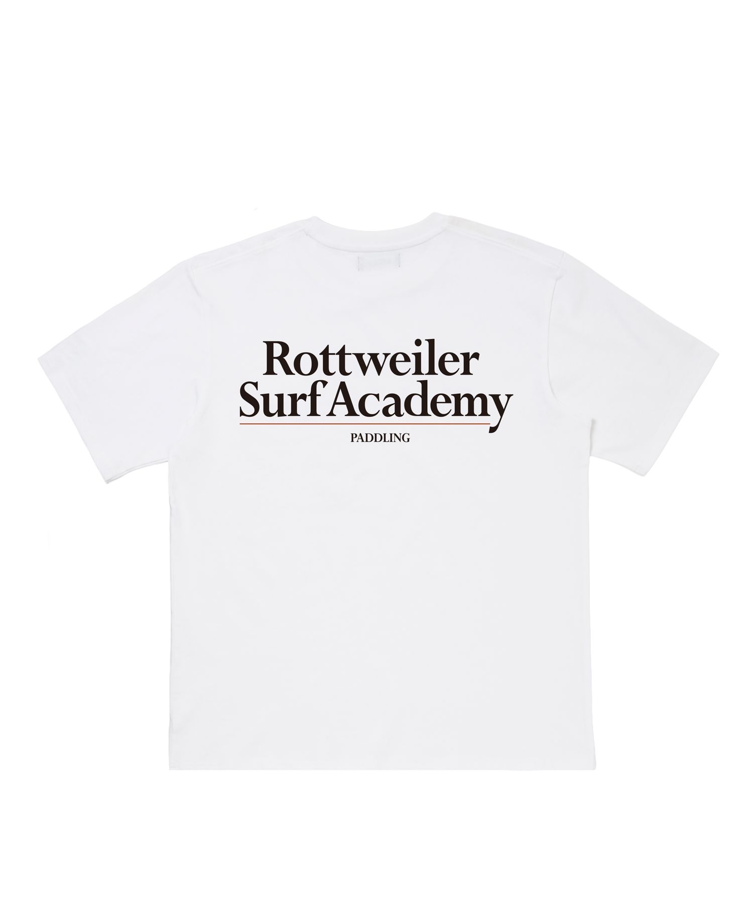 R9 SURF ACADEMY SS TEE (WHITE) /  オリジナル ロゴプリント Tシャツ