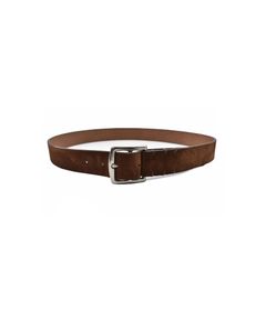 【ラスト1点】Suede Leather Belt (DBR)  / スウェード レザーベルト