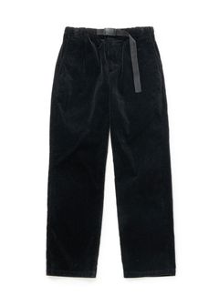 CORDUROY EASY PANTS (BLACK) / コーデュロイ イージー パンツ