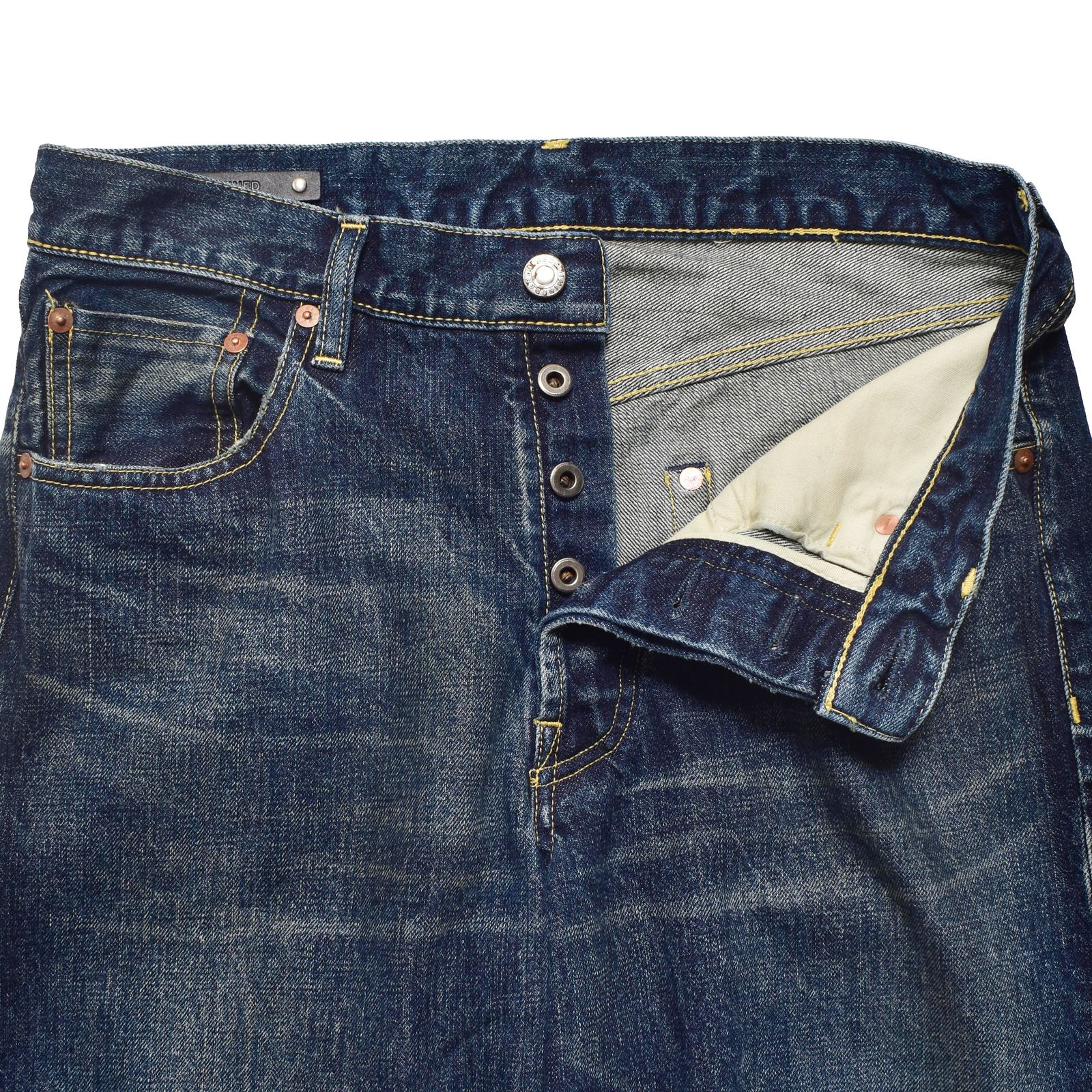 L.Straight 5pocket USD (USD) / ストレート ユーズド デニムパンツ