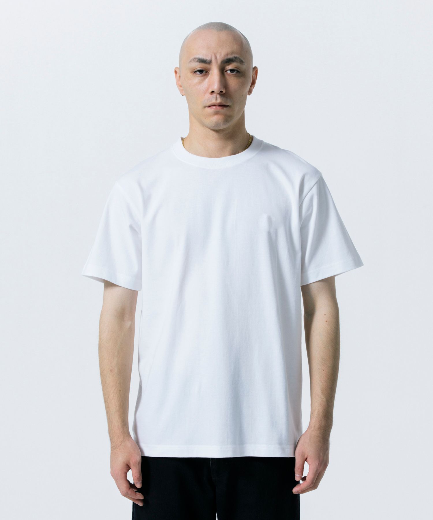 R9 BASIC TEE (WHITE) / オリジナル カットオフ Tシャツ