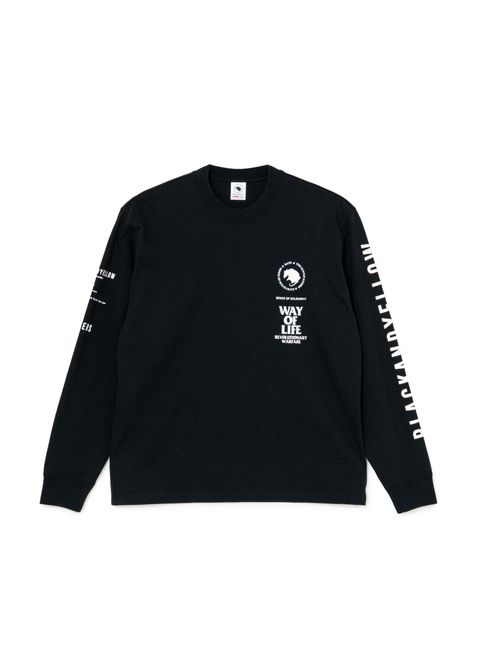 MC L/S TEE (BLACK) / MC ロング Tシャツ