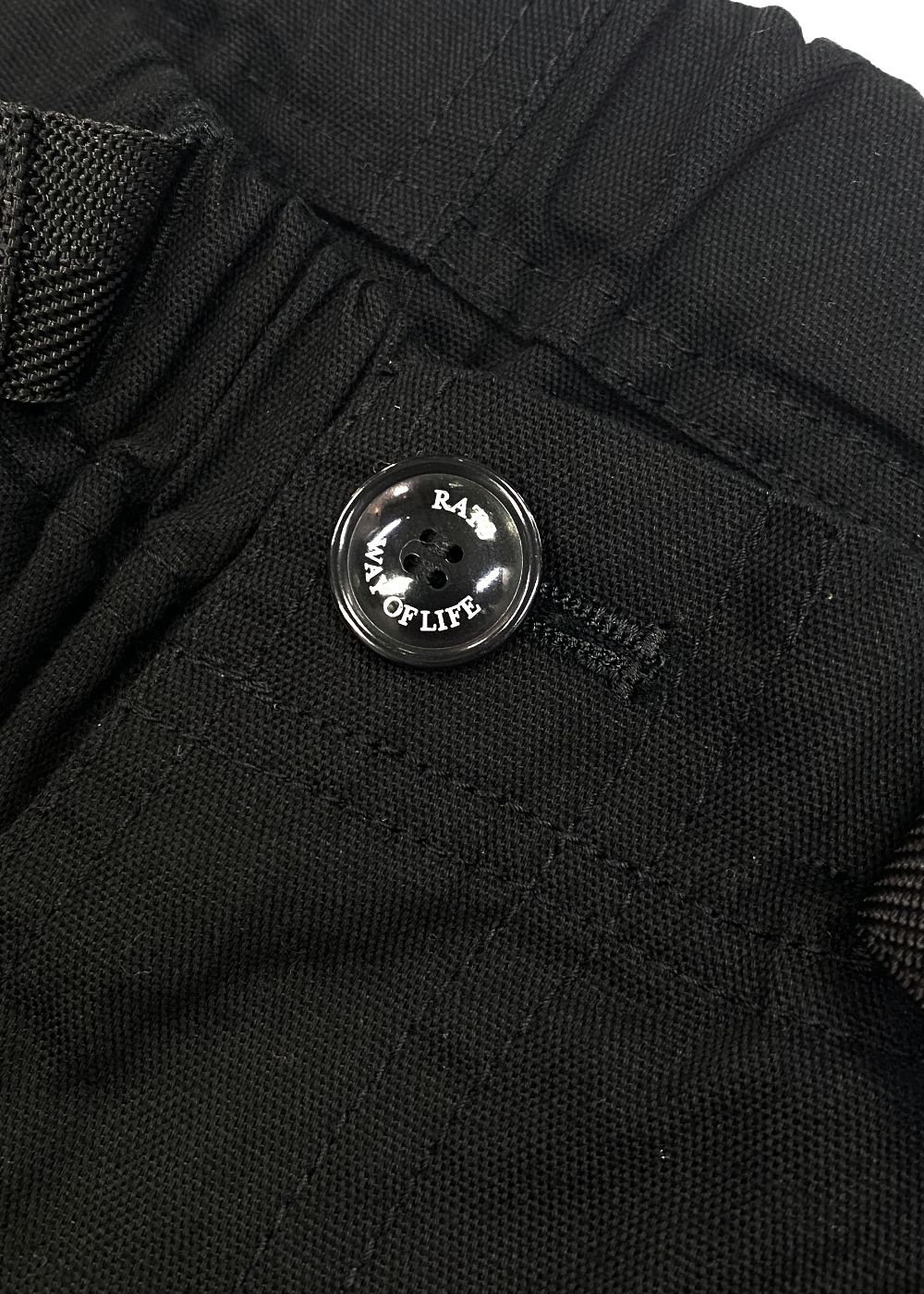 COTTON EASY PANTS (BLACK) / コットン イージー パンツ