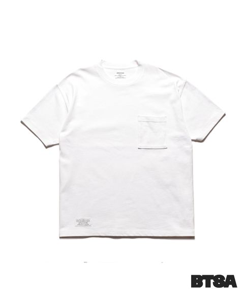 Heavy weight Loose Fit T-SH (WHT) / BTSA コラボ Tシャツ