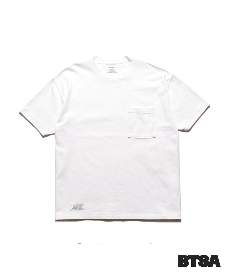 MINEDENIM 新作販売告知 / 肉厚ボディーとゆったりシルエットが特徴のポケット付きTシャツ。