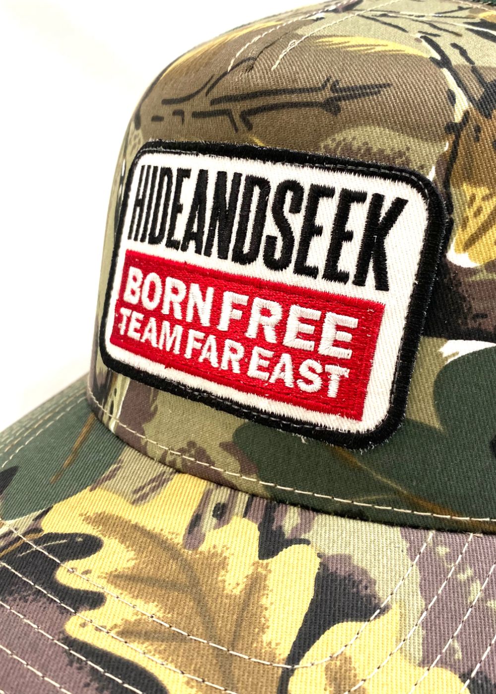 Team Far East Mesh Cap (TREE CAMO) / ワッペン メッシュキャップ