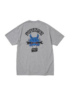 ×MASSES MAD DOG T (HEATHER) / マシス コラボレーション プリントT