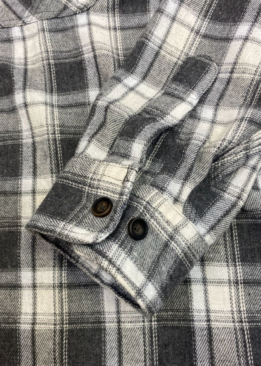 Flannel Shirt (BLACK) / チェック コットン ネルシャツ