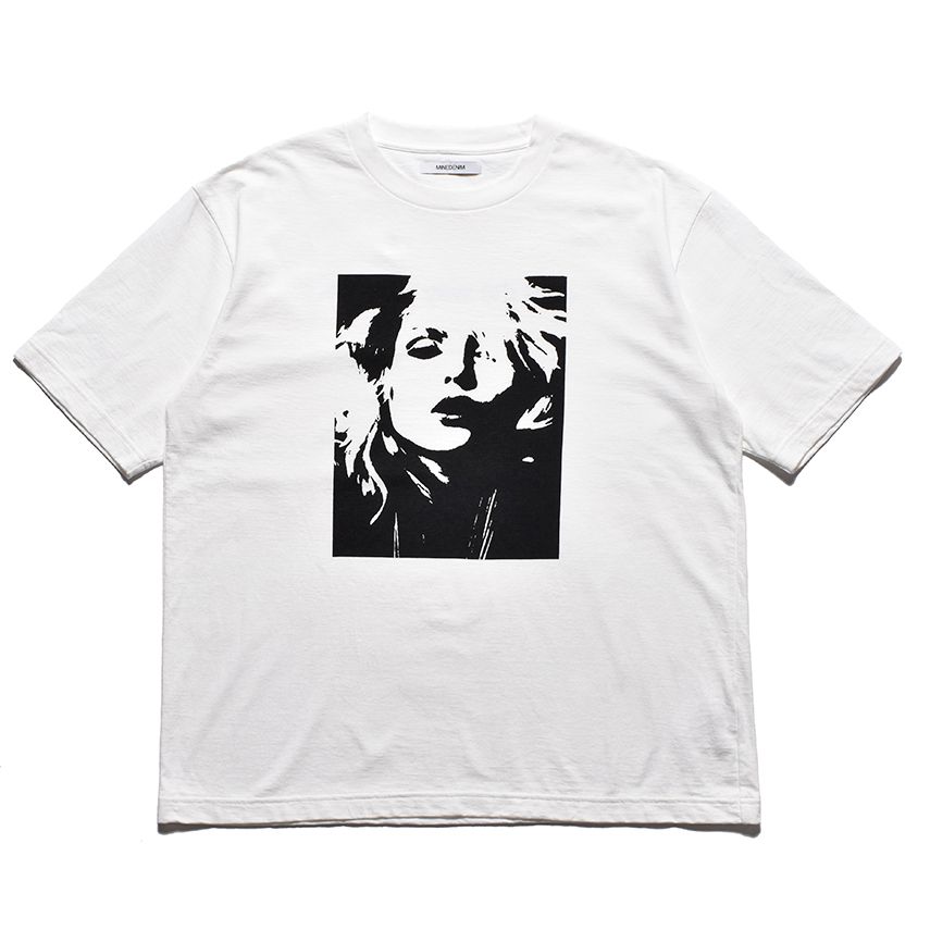MINEDENIM - Monochrome Two tone Face Crewneck T-SH (WHT