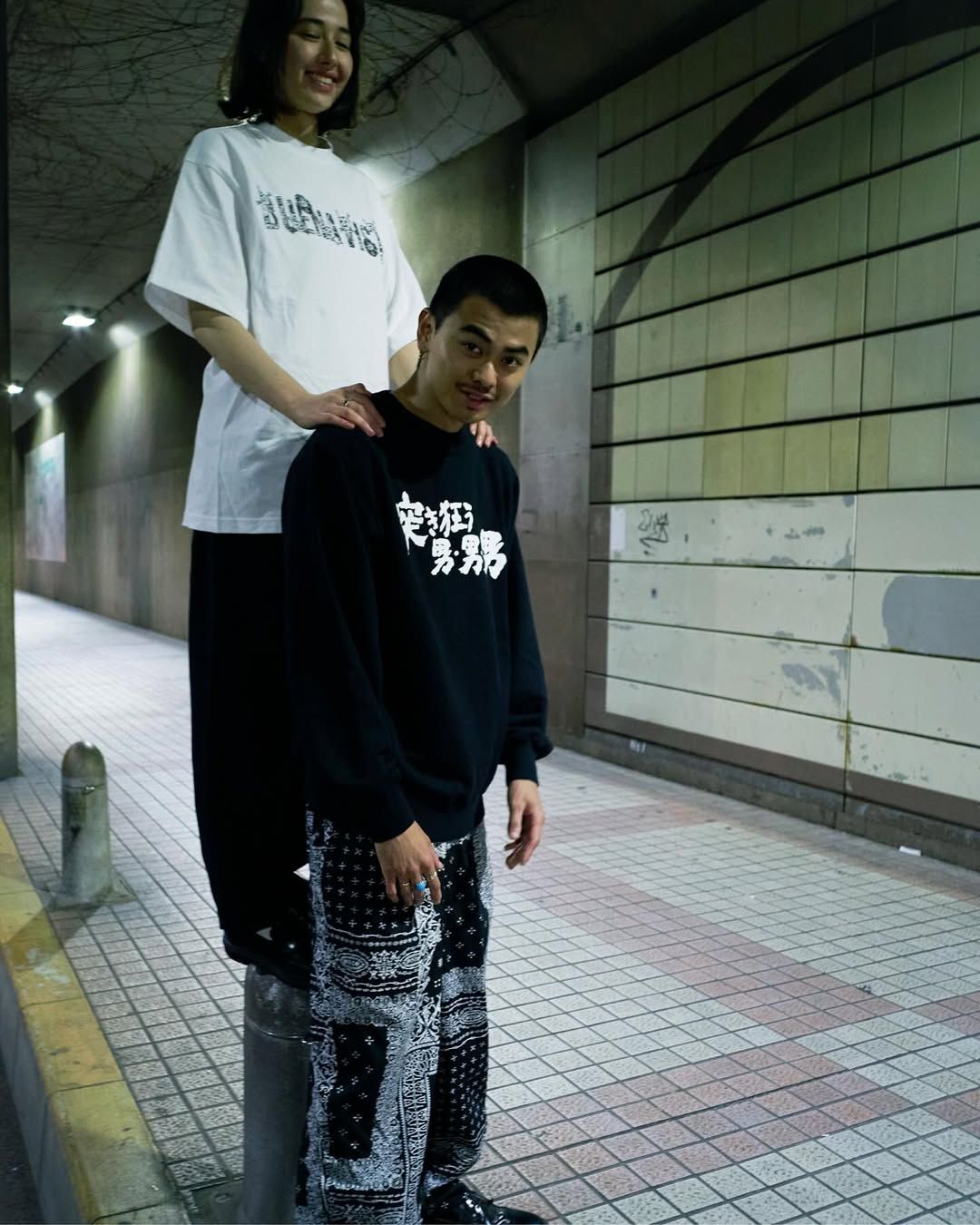 YOKOO雑踏髑髏 tee (WHITE) / ×横尾忠則 コラボ Tシャツ