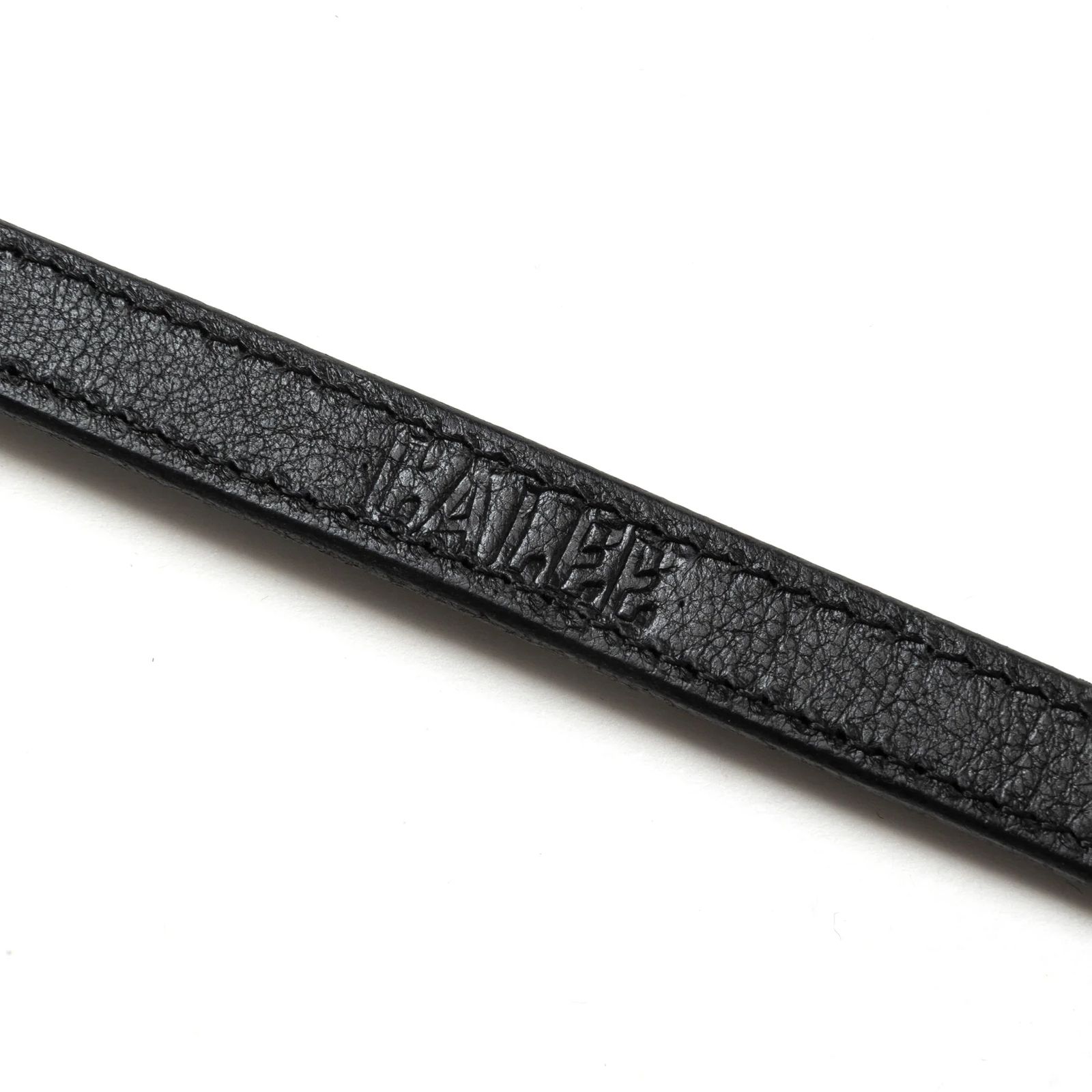 STUDS LEATHER LONG KEY RING (BLACK) / スタッズ レザー キーリング ロング バージョン