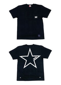 Edge Star Pocket Tee (BLACK) / バックプリント ポケットTシャツ