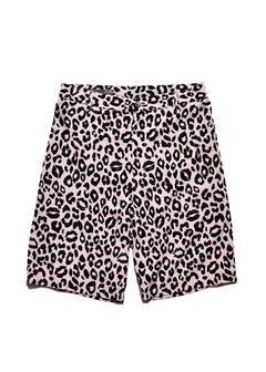 【ラスト1点】Lips Leopard Print Easy Shorts (PNK) / オリジナルレオパードリップ ショーツ