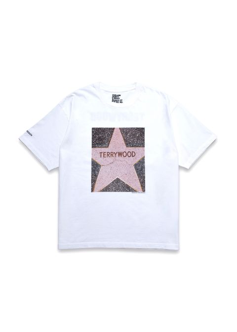 Terry Richardson×STEI-lo “TERRYWOOD” Tee  (WHITE) / ×スティーロ×テリー・リチャードソン コラボ フォト Tシャツ