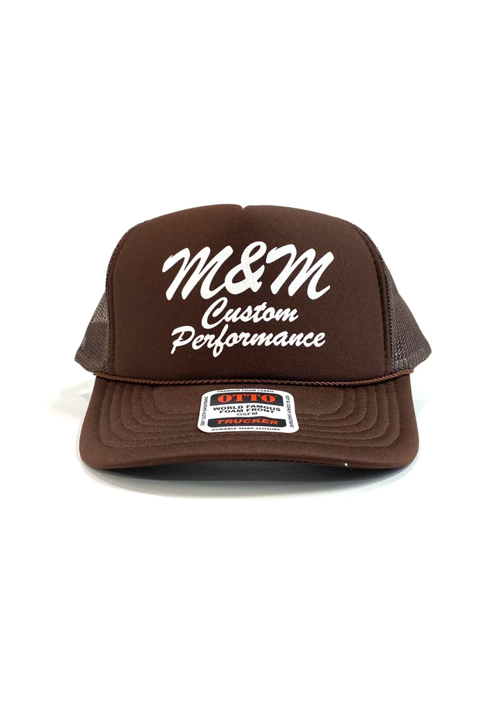 MESH CAP (BROWN) / ロゴ プリント メッシュ キャップ