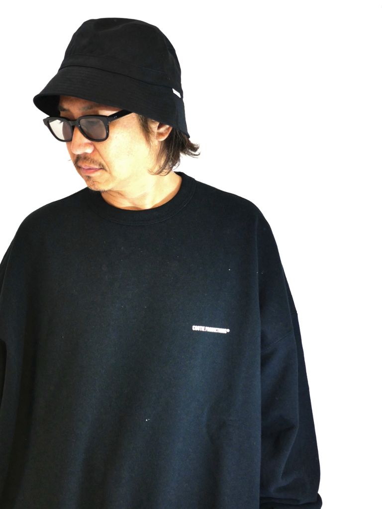 COOTIE PRODUCTIONS - 【ラスト1点】Cotton Satin Bucket Hat (BLACK 
