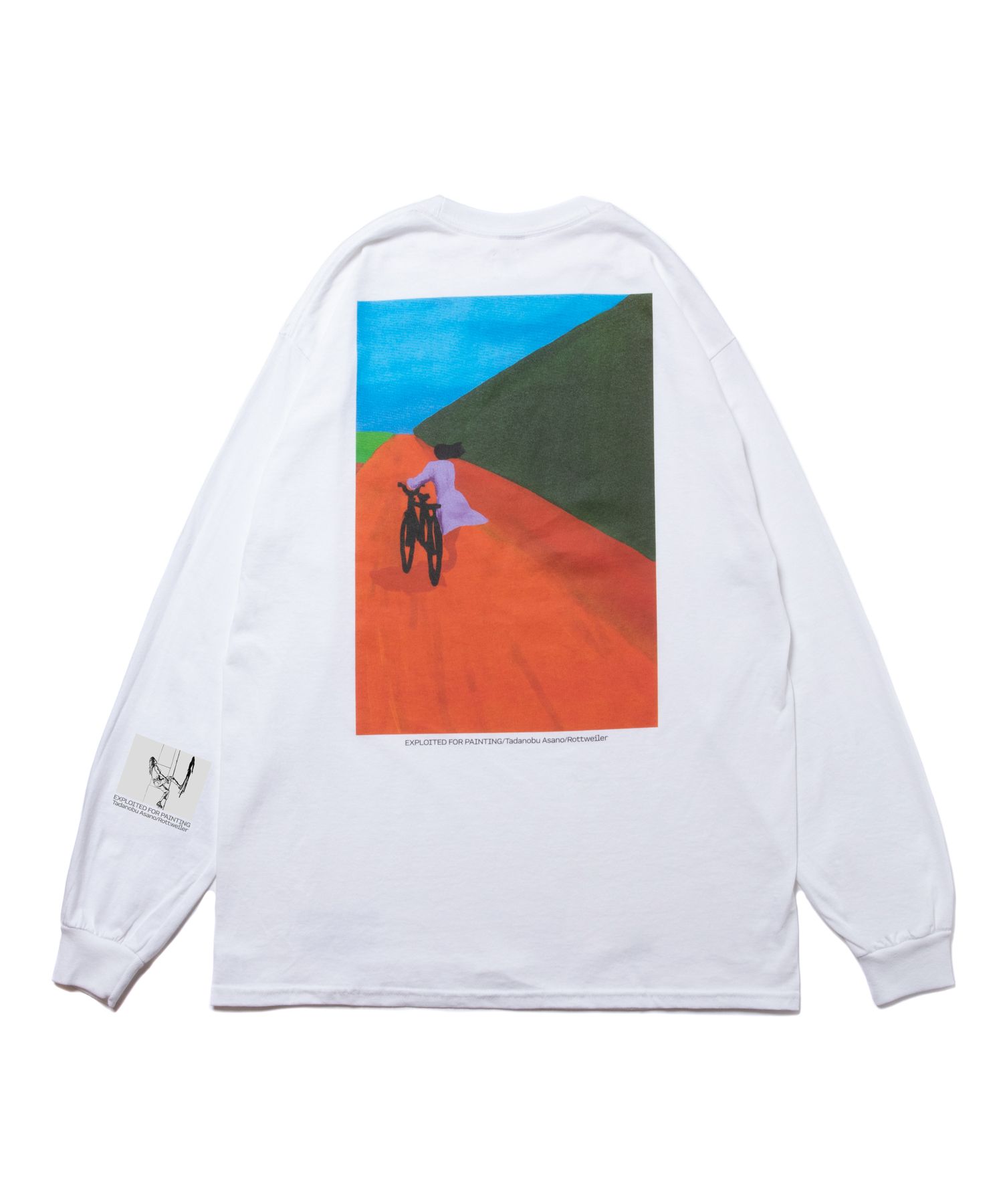 × Tadanobu Asano BICYCLE LS TEE (WHITE) / 浅野忠信 コラボロンT (バイシクル)