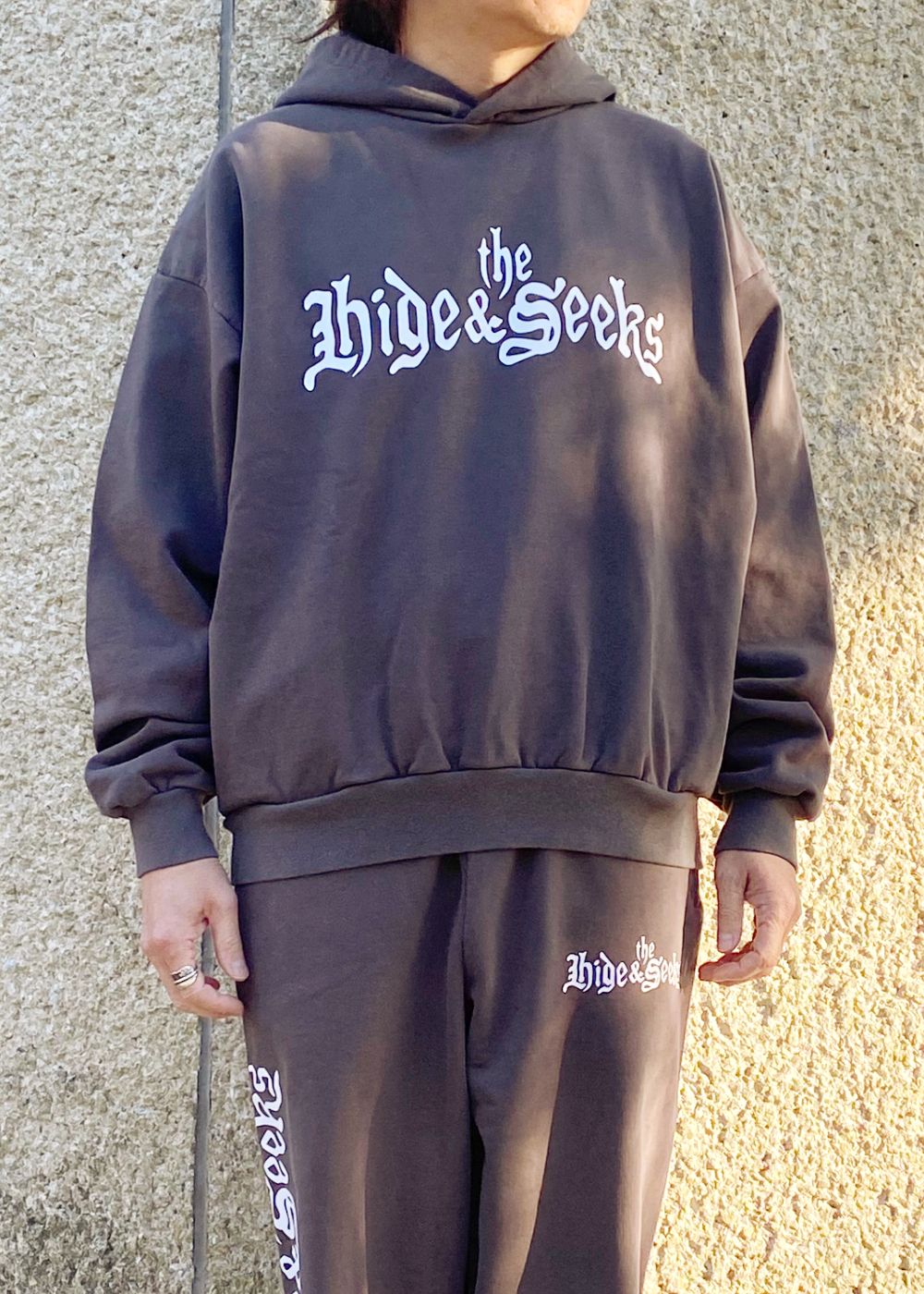 The H&S Hooded Sweat Shirt (CHARCOAL GRAY) / 西浦徹 コラボ スウェット パーカー