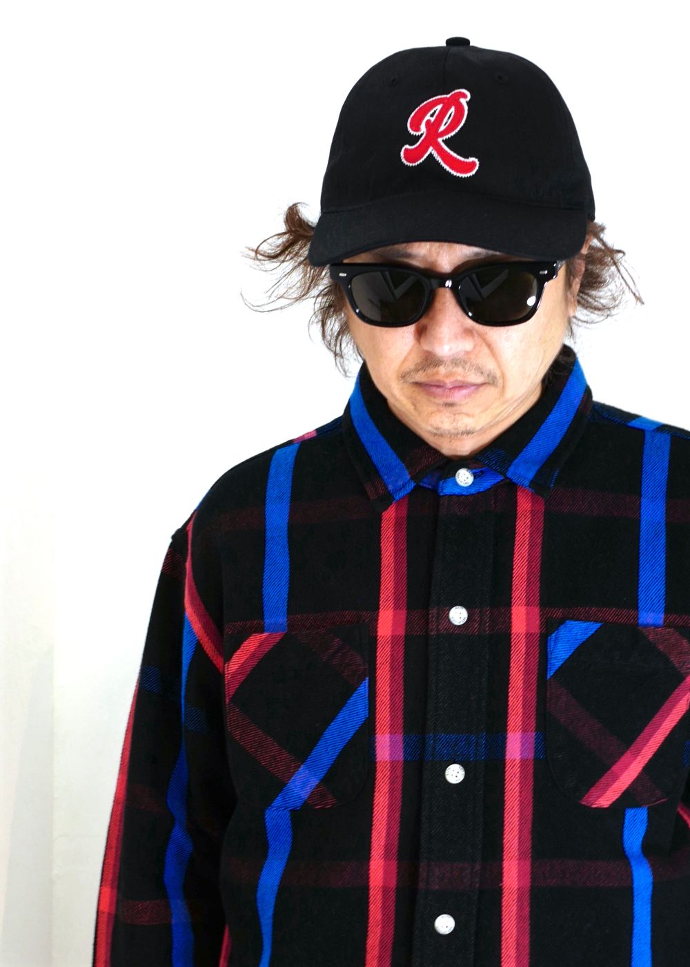 RATS - DAD CAP LETTERED (BLACK×RED) / コットンローキャップ | LOOPHOLE