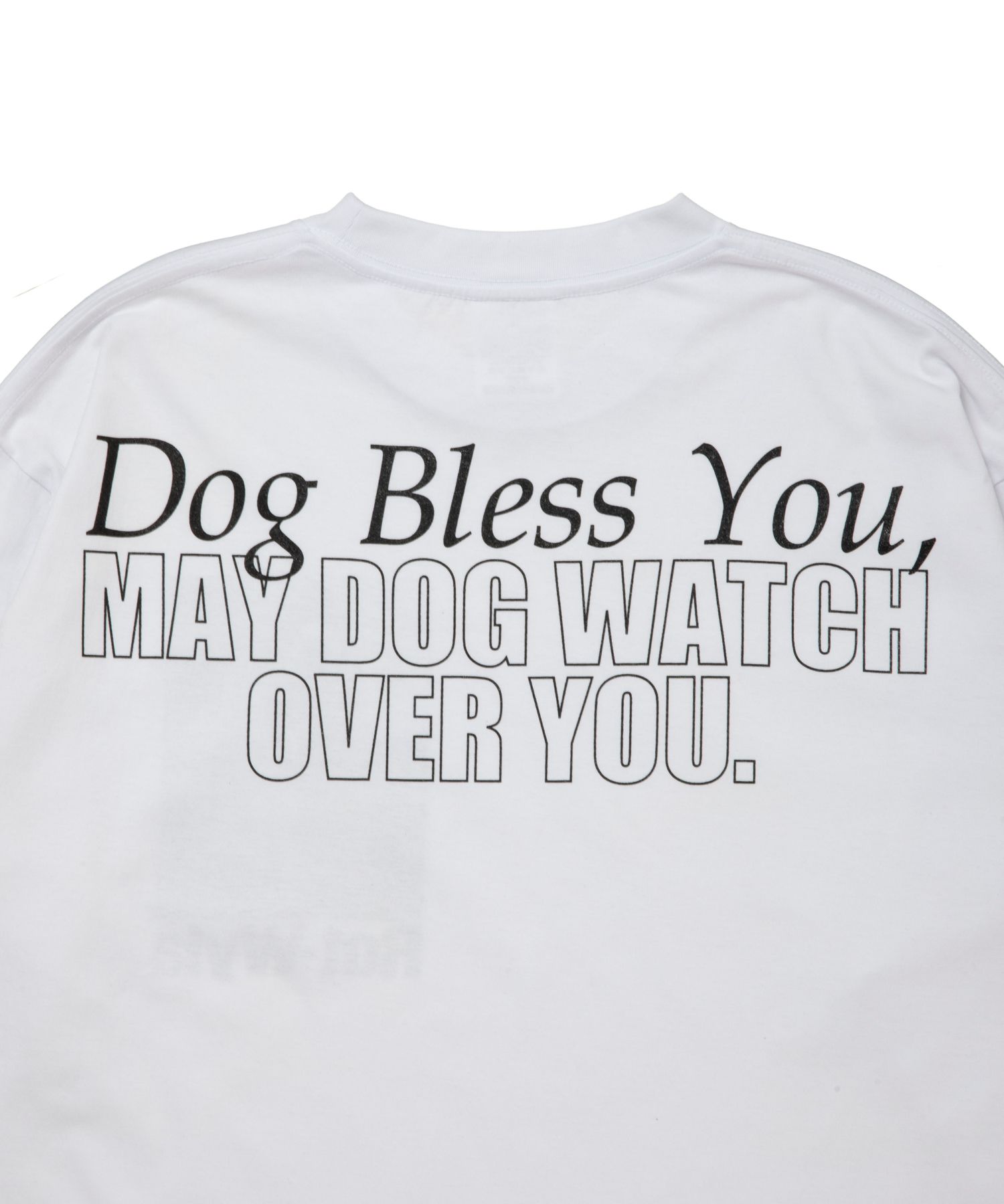 ROTTWEILER - DOG PHOTO LS TEE (WHITE) / フォト プリント T