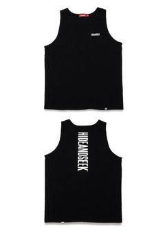 HAS Logo Tank Top (BLACK) / ロゴプリント タンクトップ