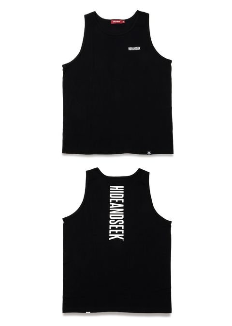HAS Logo Tank Top (BLACK) / ロゴプリント タンクトップ