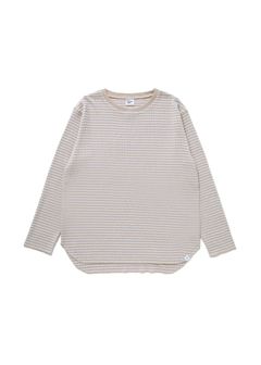 【ラスト1点】Miller Ex.THERMAL T "KILMER" (BEIGE) / ×ミラー コラボ ボーダー サーマル