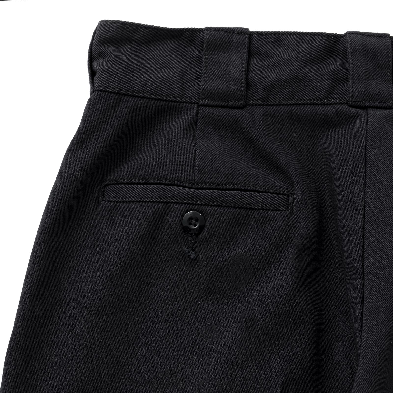 T/C WORK PANTS (BLACK) / TC チノ パンツ