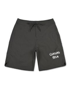 "OCEANSIDE DIVISION" HELM SURF SHORTS (D.GRAY) / ドライストレッチ サーフショーツ