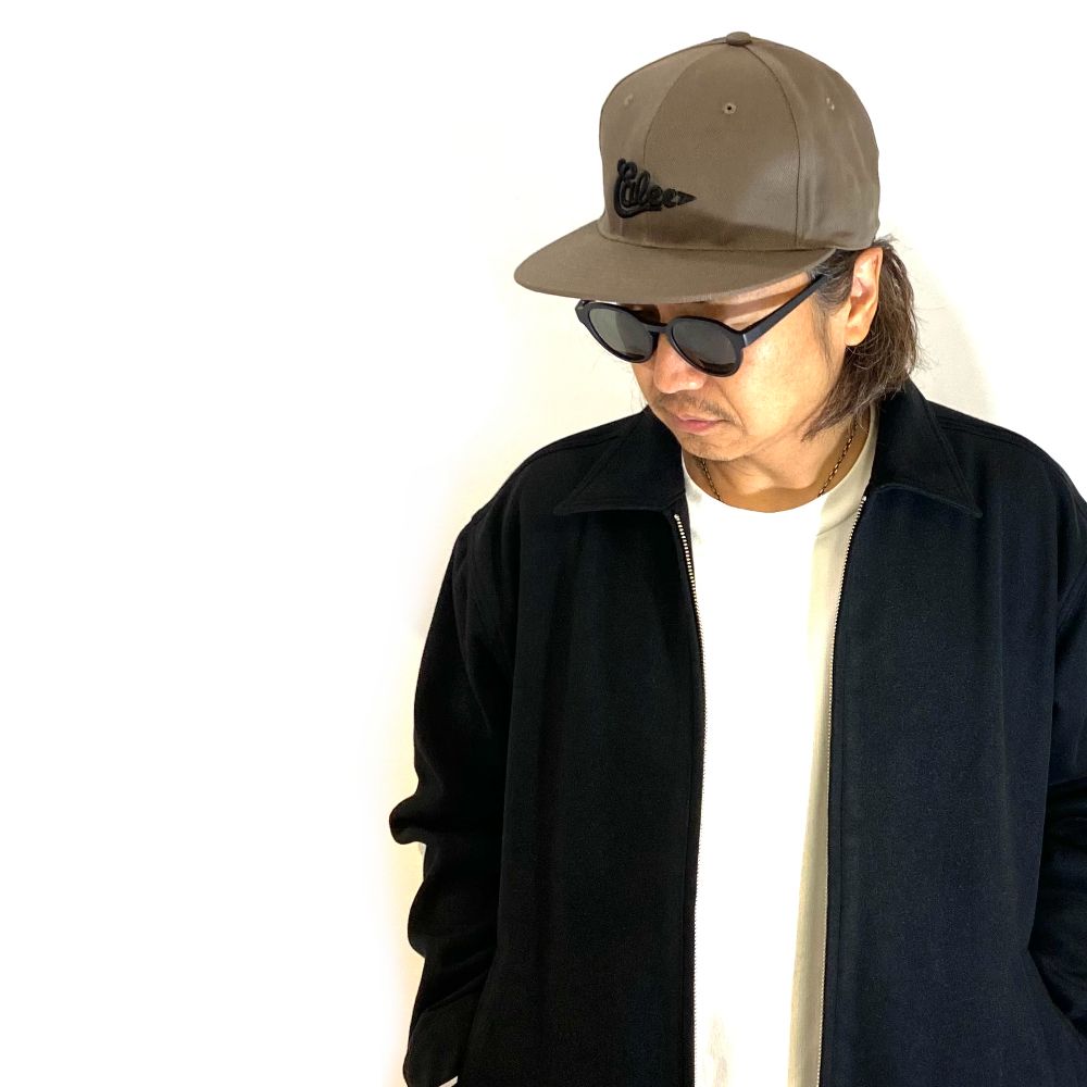 CALEE - CALEE LOGO TWILL CAP (NAVY) / オリジナル ロゴ刺繍