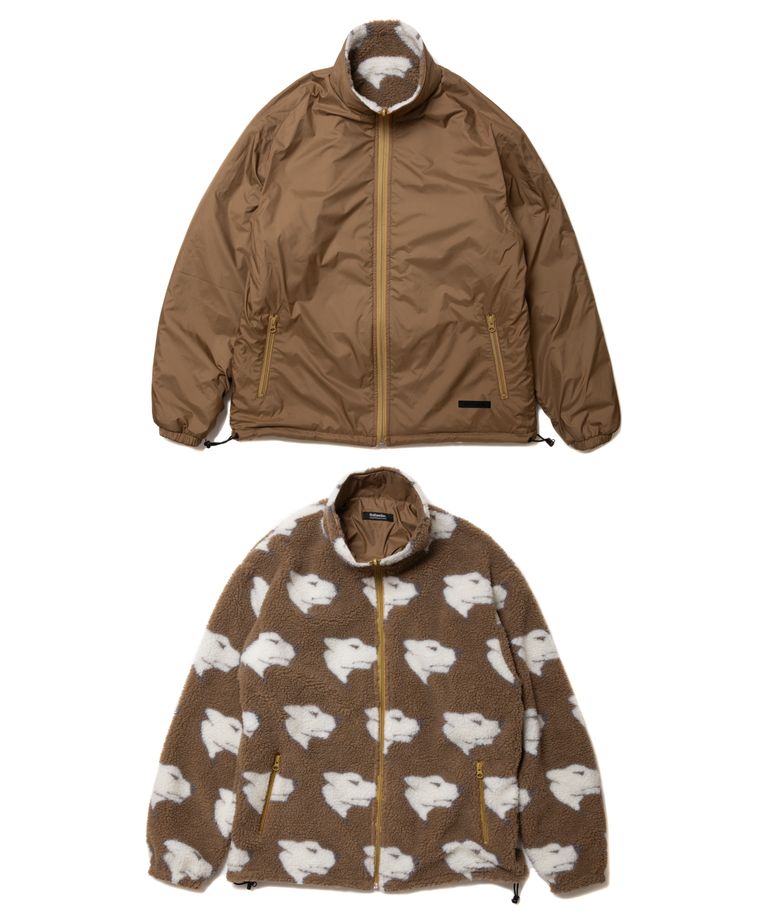 ROTTWEILER - R9 DOG REVERSIBLE JACKET (BEIGE) / リバーシブル 