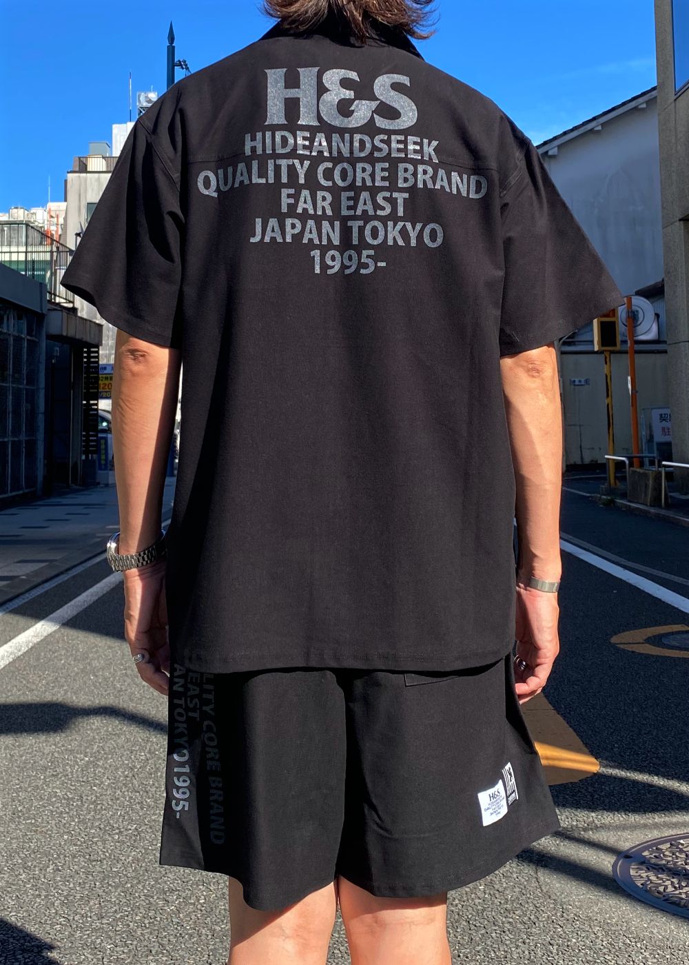 × CHROME 8℃- S/S Shirt (BLACK ) / クローム コラボ 8°Cマイナス シャツ