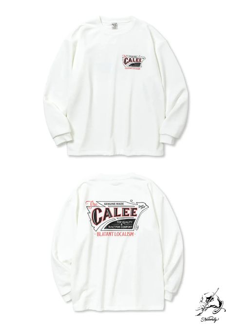 AEROKNOT OLD SIGN BOARD L/S SW TEE ＜NATURALLY PAINT DESIGN＞ (WHITE) / ×ナチュラリーペイント コラボ スウェット