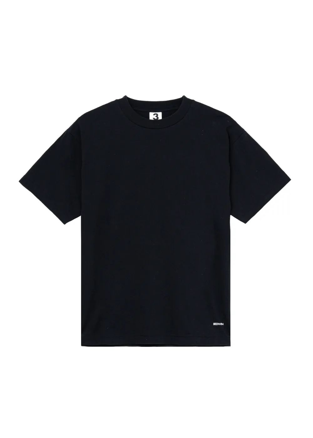 2 Pcs S/S PACK LOGO TEE "SS PACK" (BLACK) / 2ピース パック Tシャツ