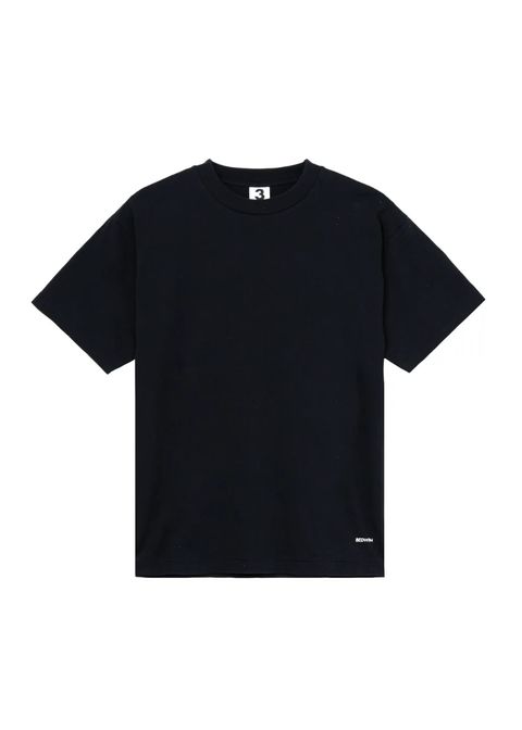 2 Pcs S/S PACK LOGO TEE "SS PACK" (BLACK) / 2ピース パック Tシャツ