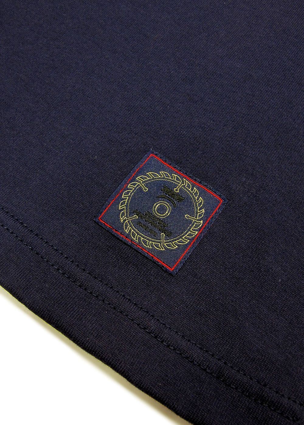 Brush Sign L/S Tee (NAVY) / プリントロンT