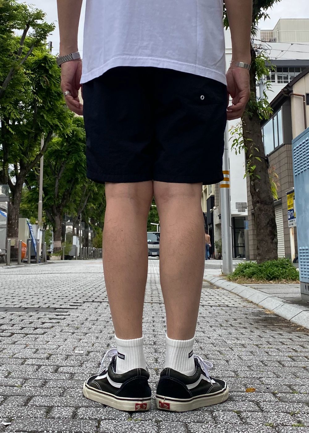 HYBRID SHORTS (BLACK) / ナイロン イージーショーツ