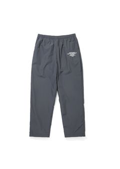Nylon Track Pant (CHARCOAL GRAY) / ナイロン トラックパンツ / セットアップ可能