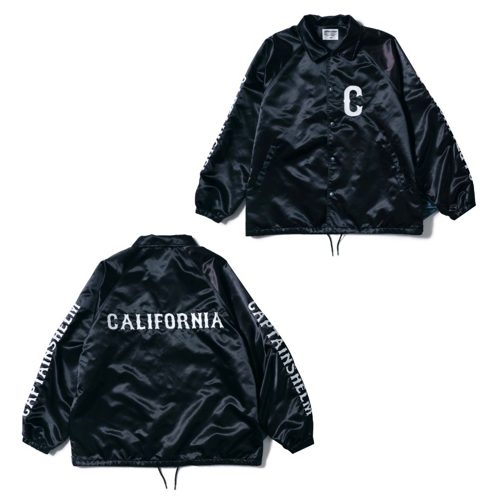 CAPTAINS HELM - CH CALIFORNIA COACH JKT (BLACK) / ロゴ刺繍 コーチ 