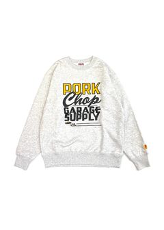 MASA SCULP SWEAT B (ASH) / マサスカルプ コラボ クルーネックスウェット
