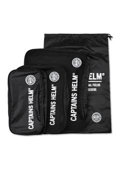 【ラスト1点】× RAIN OR SHINE TRAVEL POUCH SET (BLACK) / レインオアシャイン コラボ ポーチ セット