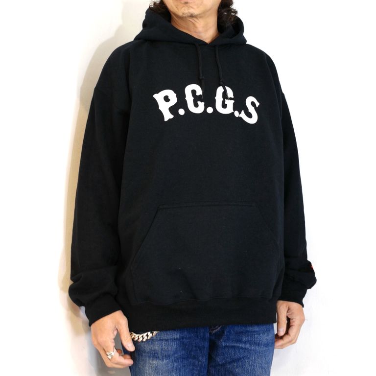 PORKCHOP - 2TONE PORK BACK HOODIE (BLACK) / 2トーン ポークバック 