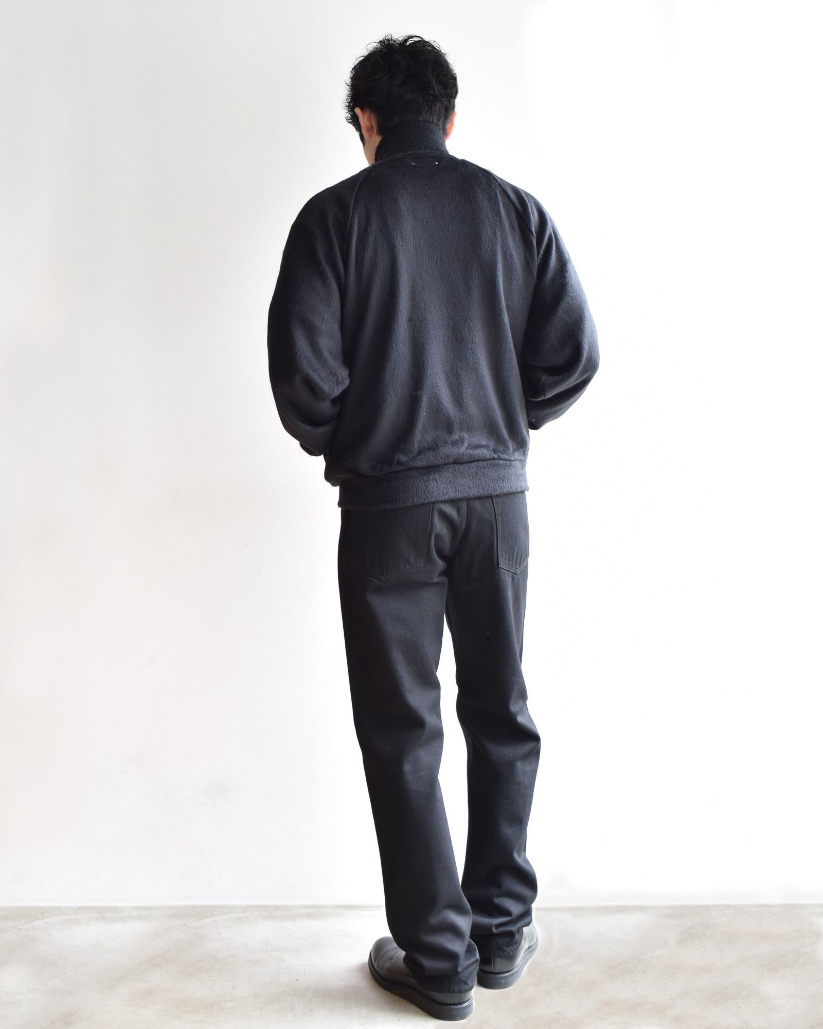 A.Wool Shaggy Track Jacket (CGR) /  ウール シャギー トラック ジャケット