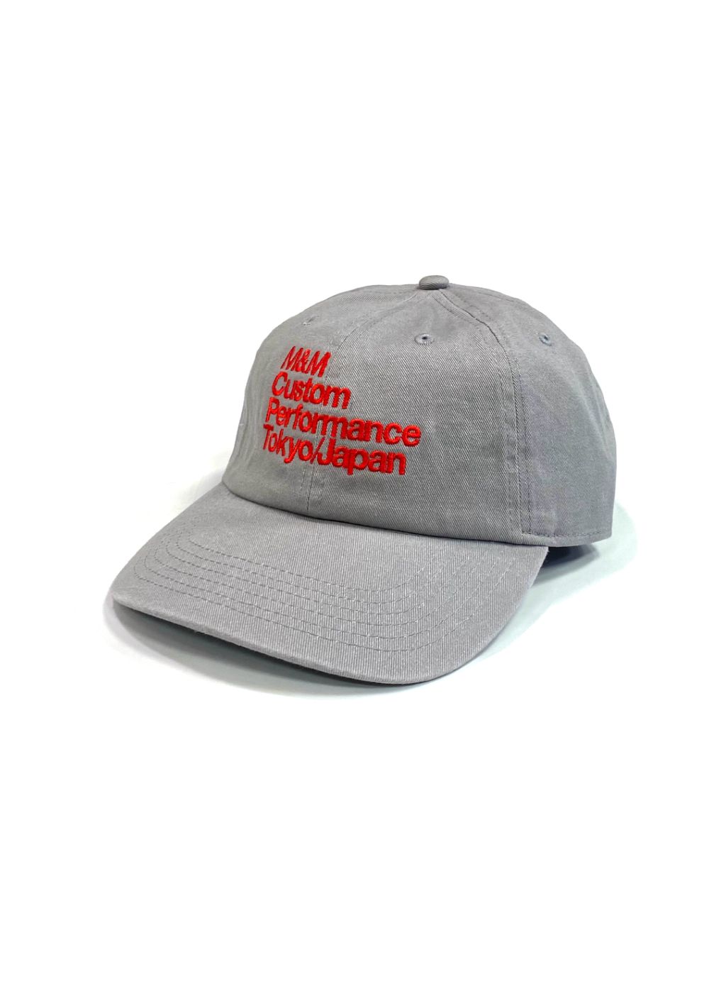M&M CUSTOM PERFORMANCE - 【ラスト1点】COTTON CAP (GRAY) / ロゴ刺繍 
