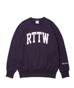 RTTW SWEATER (NAVY) / プリント クルーネック スウェット
