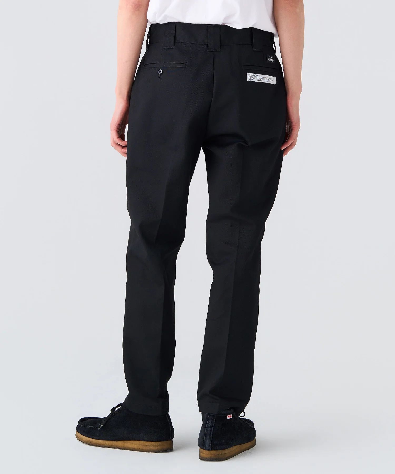 10/L DICKIES SLIM FIT PANTS "BENEDICT" (BLACK) / ディッキーズ コラボチノパンツ