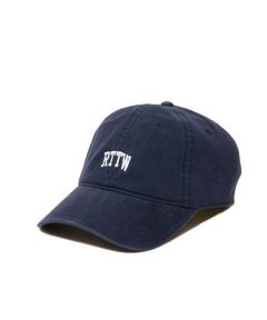 DAD RTTW CAP (NAVY) / ロゴ刺繍 ダッドキャップ。