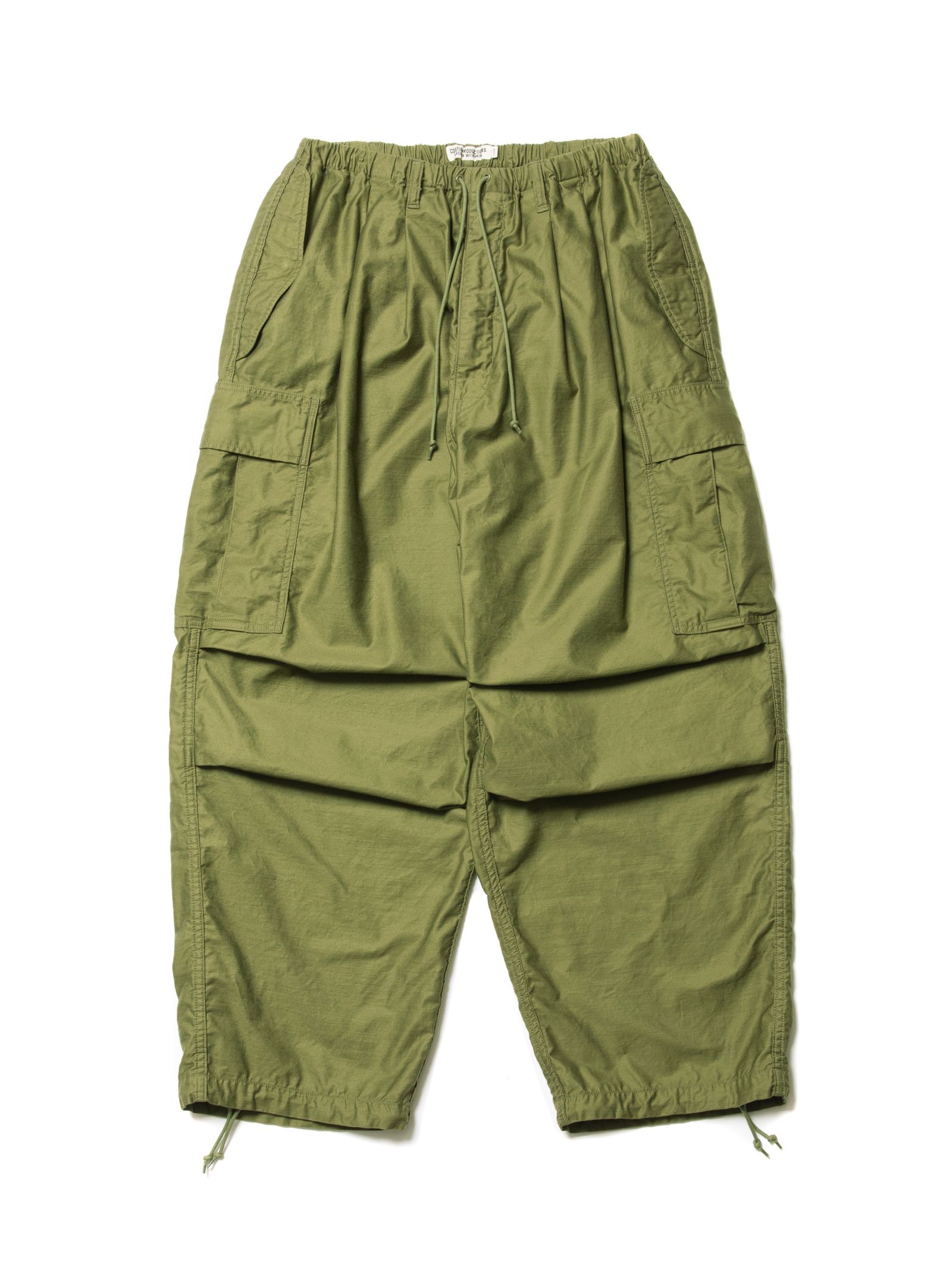 COOTIE PRODUCTIONS - Back Satin Error Fit Cargo Easy Pants (OLIVE 