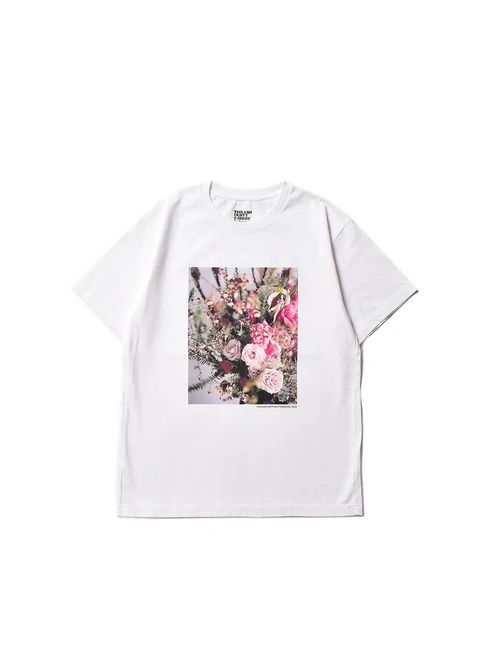 Araki Nobuyoshi×Stie-lo RAKUEN NIPPON T-SH (WHITE) / ×荒木経惟×スティーロ コラボTシャツ