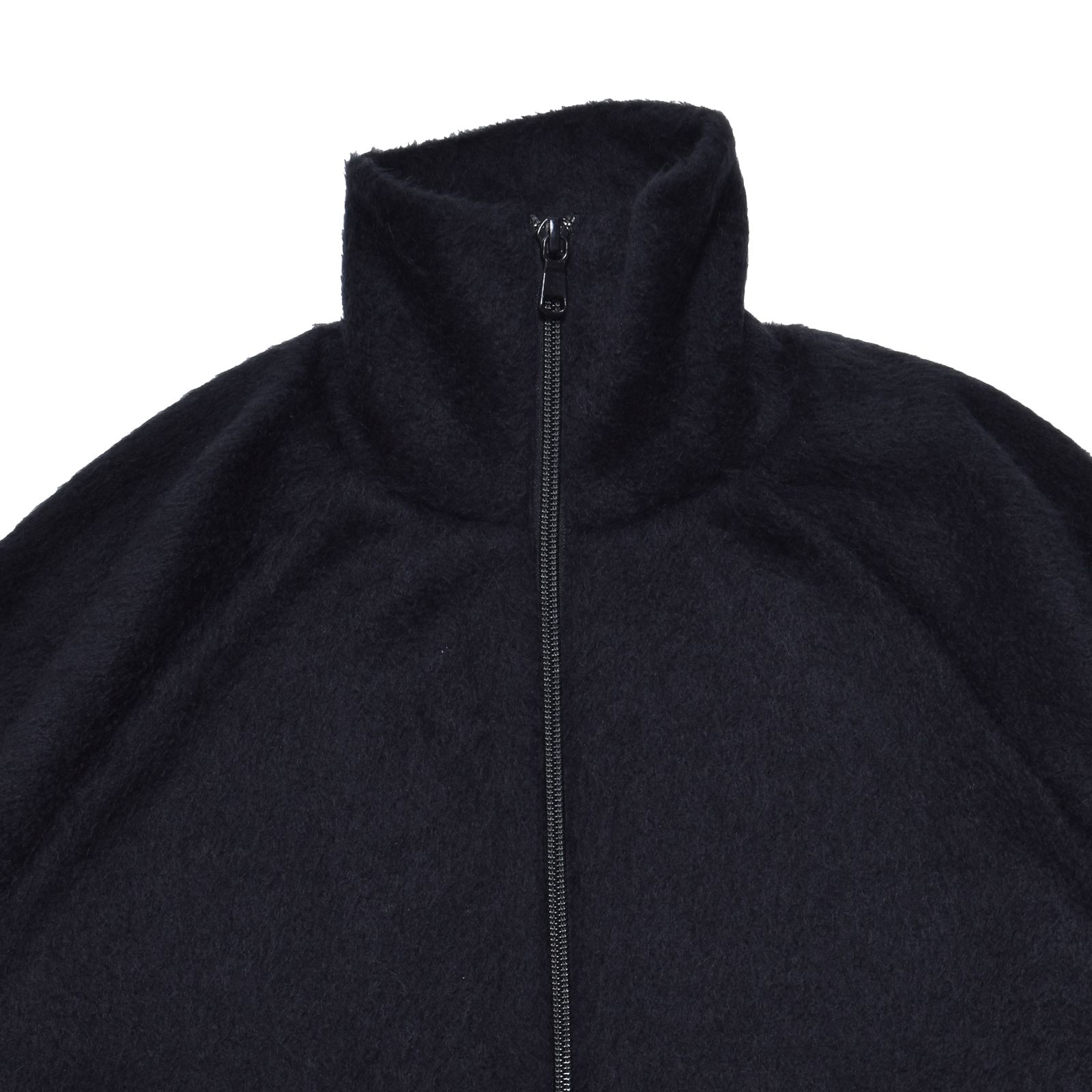 A.Wool Shaggy Track Jacket (BLK) /  ウール シャギー トラック ジャケット